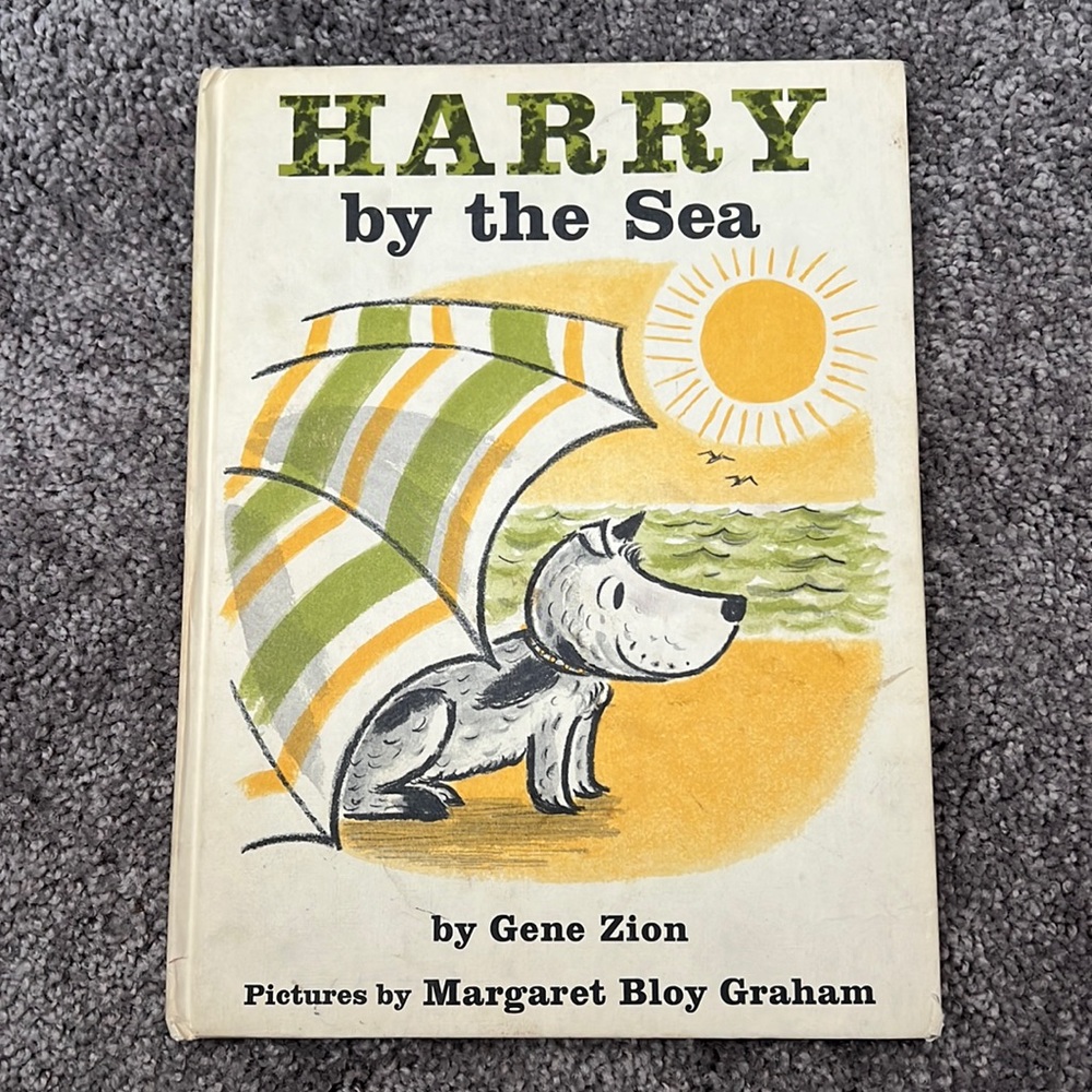 Vintage Hardcover Book:  Harry by the Sea by Gene Zion, 1965